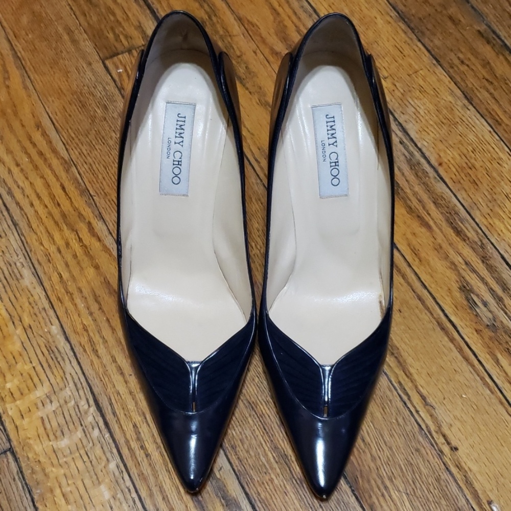 Navy Jimmy Choo Pumps